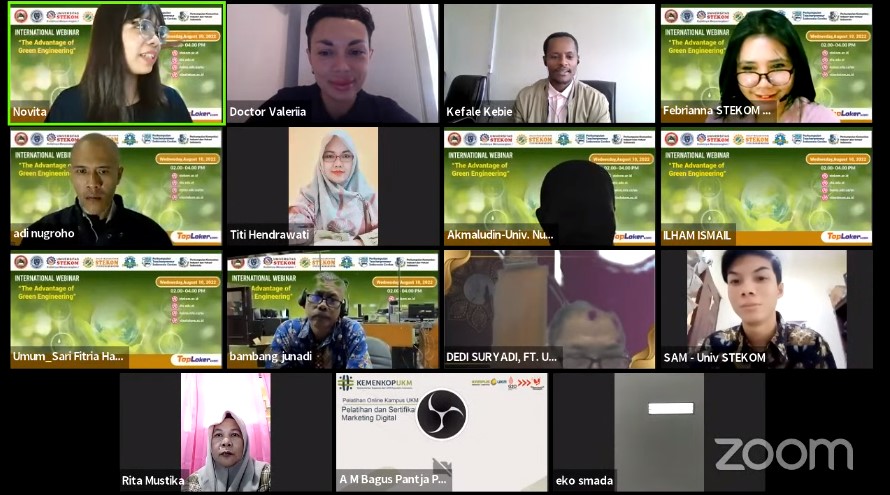 WEBINAR INTERNASIONAL The Advantage of Green Engineering