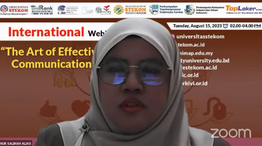 WEBINAR INTERNASIONAL The Art of Effective Communication
