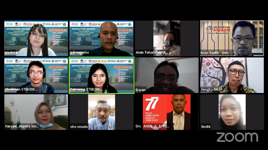 WEBINAR INTERNASIONAL Transformation of Export Flows in the Context of Global Food Crisis