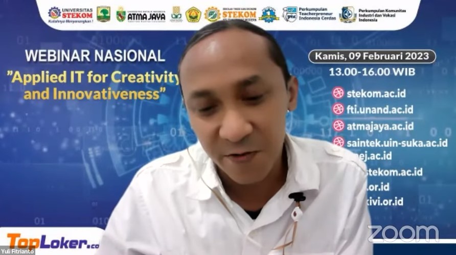 WEBINAR NASIONAL Applied IT for Creativity and Innovativeness