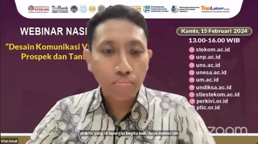 WEBINAR NASIONAL Desain Komunikasi Visual 2024 , Prospek dan Tantangan
