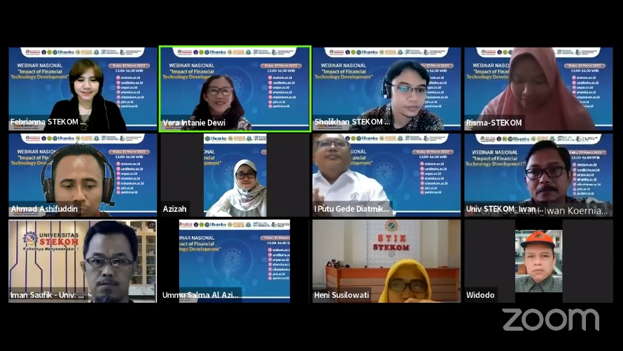 WEBINAR NASIONAL Impact of Financial Technology Development