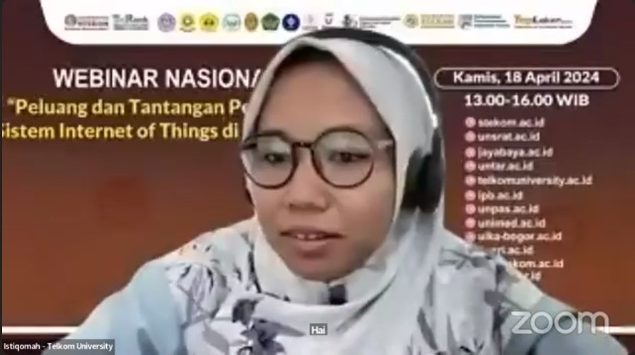 WEBINAR NASIONAL Peluang dan Tantangan Penerapan Sistem Internet of Things di Indonesia