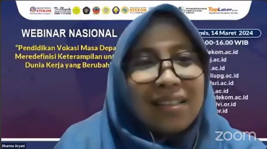 WEBINAR NASIONAL Pendidikan Vokasi Masa Depan: Meredefinisi Keterampilan untuk Dunia Kerja yang Berubah