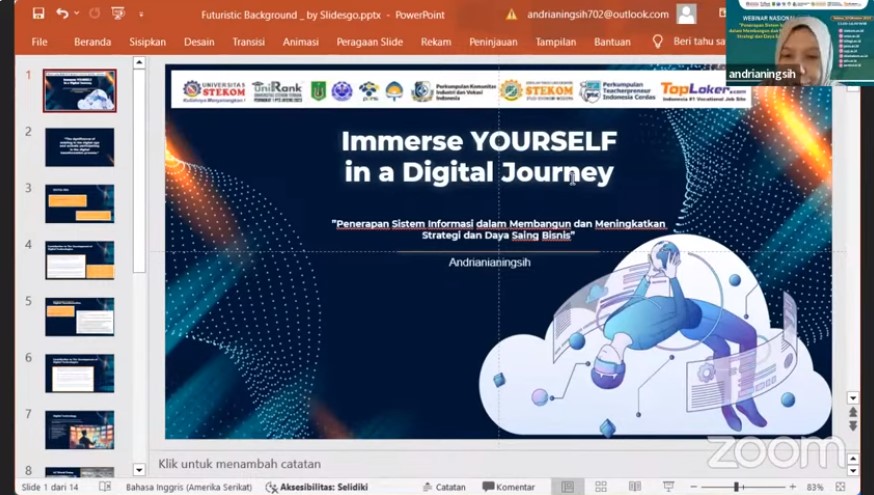 WEBINAR NASIONAL Penerapan Sistem Informasi dalam Membangun dan Meningkatkan Strategi dan Daya Saing Bisnis