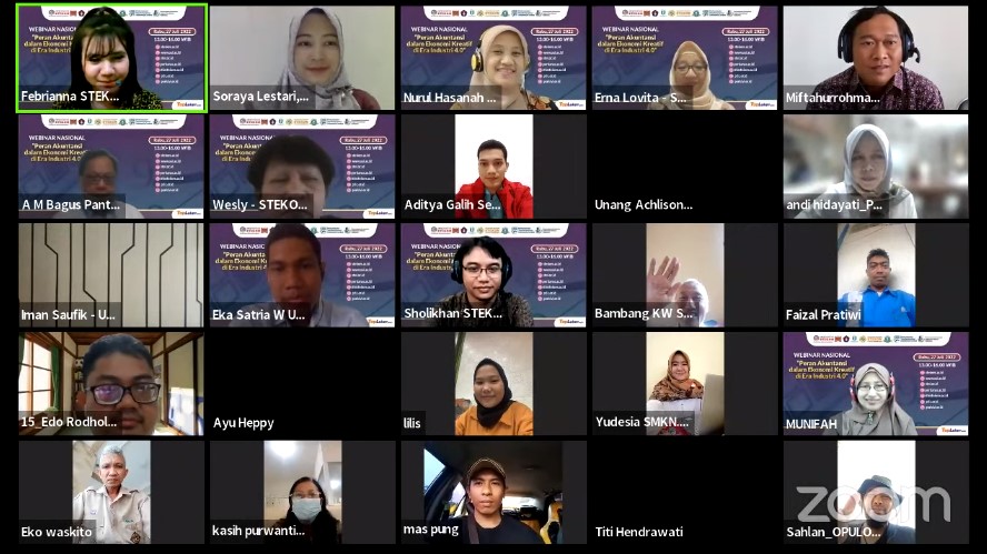 WEBINAR NASIONAL ''Peran Akuntansi dalam Ekonomi Kreatid di Era Industri 4.0''