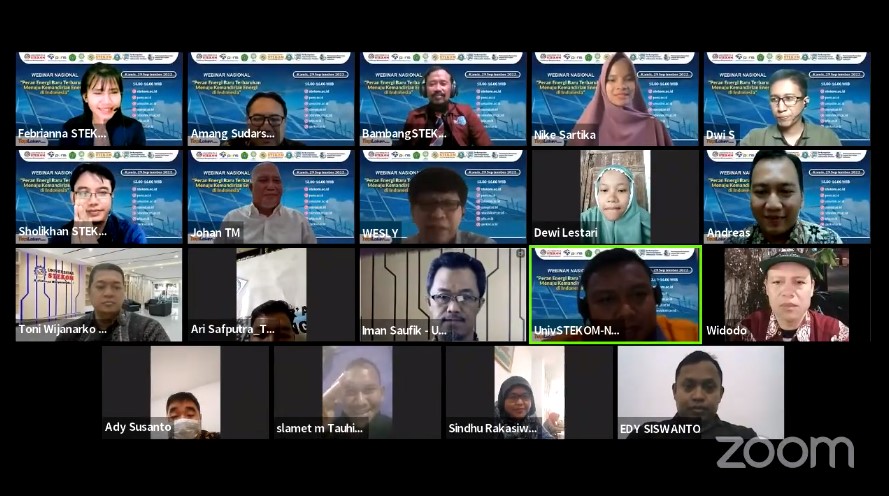 WEBINAR NASIONAL Peran Energi Baru Terbarukan Menuju Kemandirian Energi di Indonesia