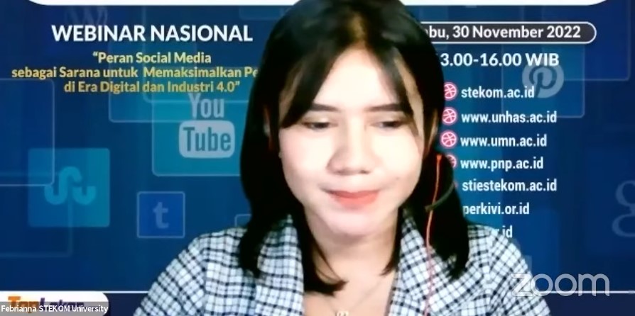 WEBINAR NASIONAL Peran Social Media sebagai untuk Memaksimalkan Peluang di Era Digital dan Industri 4.0