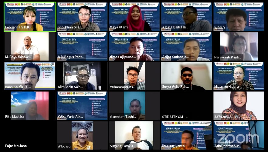 WEBINAR NASIONAL Peran Teknologi Digital Untuk Meningkatkan Daya Saing Industri di Indonesia