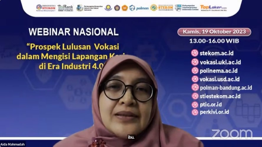 WEBINAR NASIONAL Prospek Lulusan Vokasi dalam Mengisi Lapangan Kerja di Era Industri 4.0