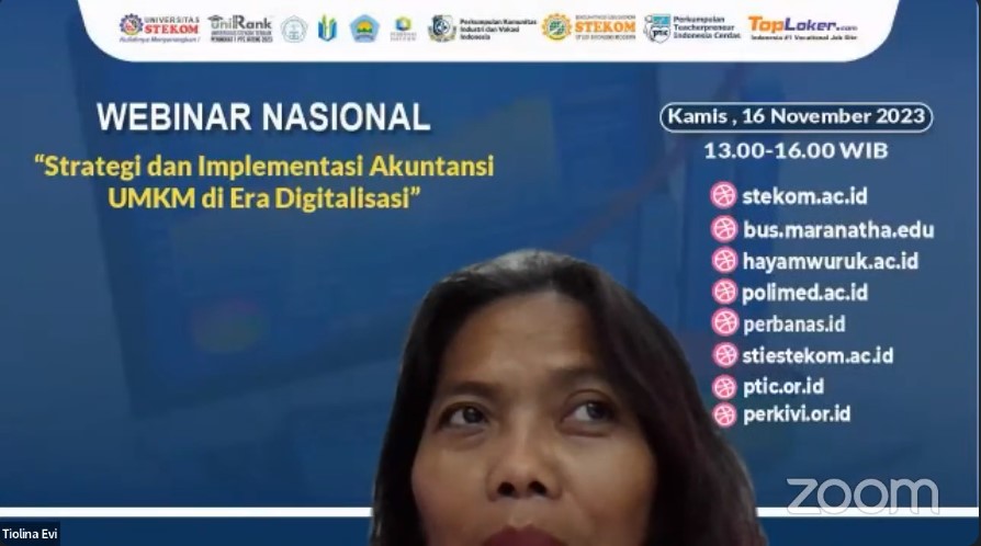 WEBINAR NASIONAL Strategi dan Implementasi Akuntansi UMKM di Era Digitalisasi