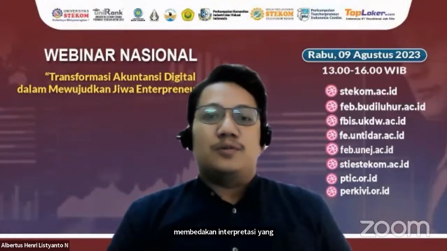 WEBINAR NASIONAL Transformasi Akuntansi Digital dalam Mewujudkan Jiwa Enterpreneurship