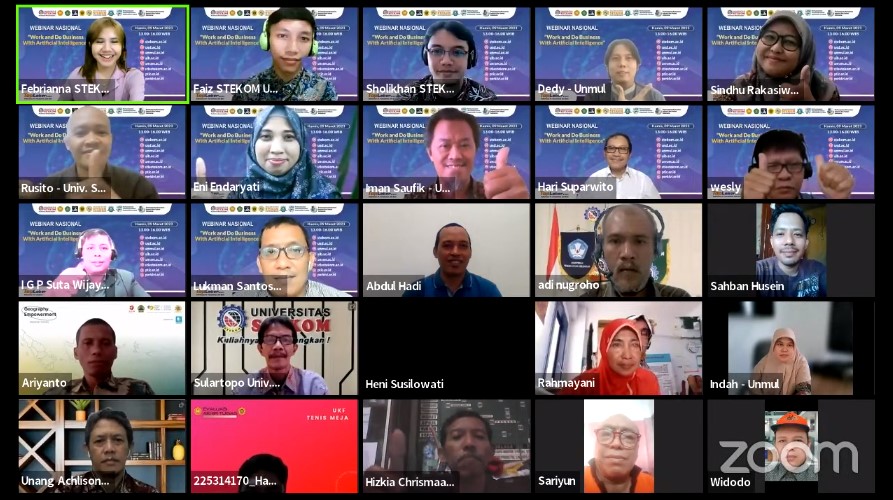 WEBINAR NASIONAL Work and Do Business With Artificial Intelligence