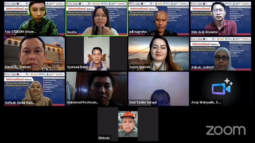 WEBINAR INTERNASIONAL Entrepreneurial Pathway to Entrepreneurial Success