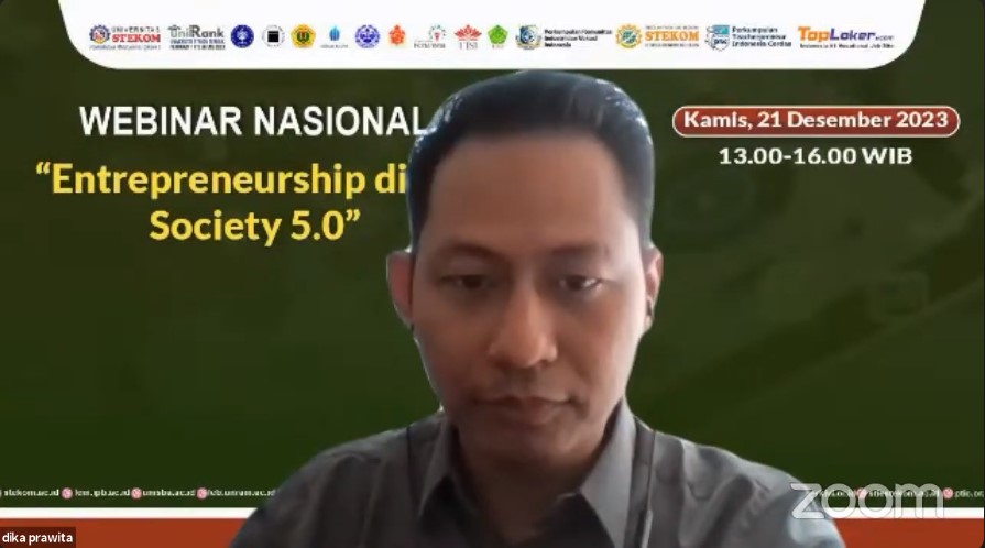 WEBINAR NASIONAL Entrepreneurship di Era Society 5.0