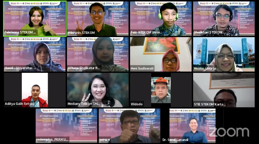 WEBINAR NASIONAL Kiat Wirausahawan Menghadapi Tantangan Ekonomi 2023 Agar Tetap Survive