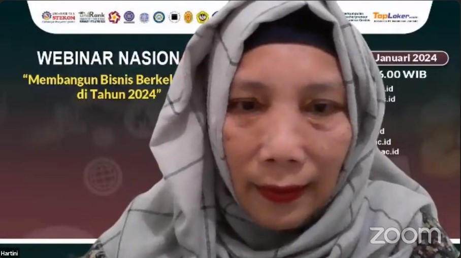 WEBINAR NASIONAL Membangun Bisnis Berkelanjutan di Tahun 2024