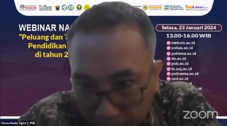 WEBINAR NASIONAL Peluang dan Tantangan Pendidikan Vokasi di tahun 2024