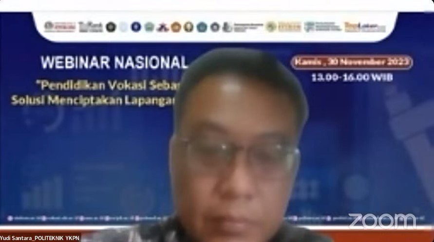WEBINAR NASIONAL Pendidikan Vokasi sebegai Solusi Menciptakan Lapangan Kerja