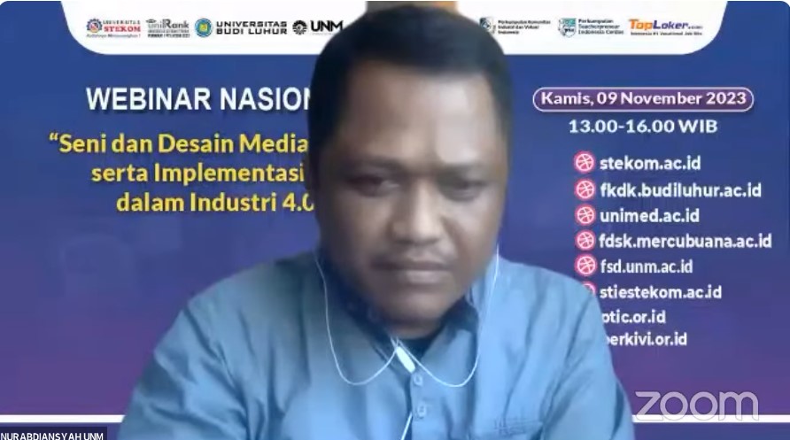 WEBINAR NASIONAL Seni dan Desain Media Digital serta Implementasinya dalam Industri 4.0
