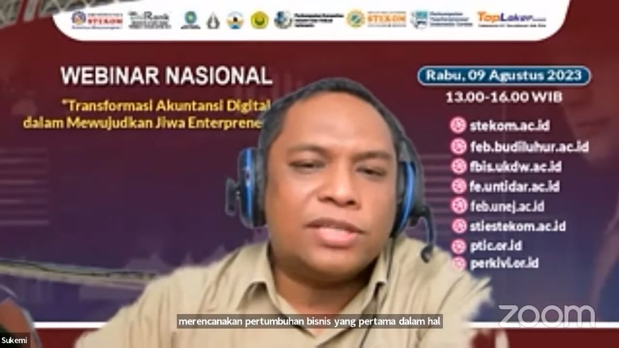 WEBINAR NASIONAL Transformasi Akuntansi Digital dalam Mewujudkan Jiwa Enterpreneurship