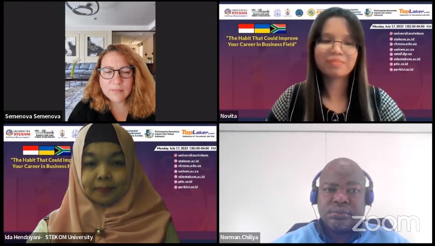 INTERNATIONAL WEBINAR The Habit That Could Improve Your Career in Business Field