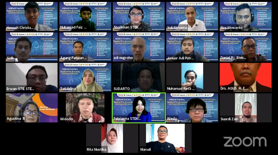 WEBINAR NASIONAL Applied IT for Creativity and Innovativeness