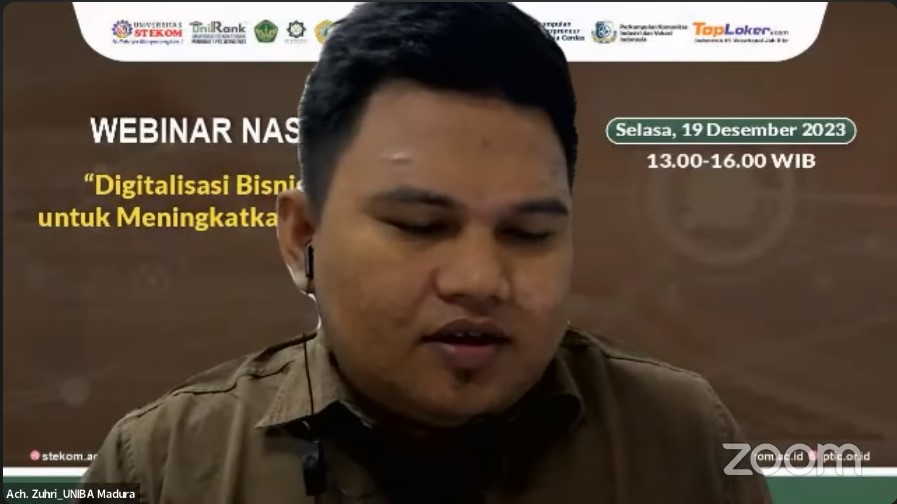 WEBINAR NASIONAL Digitalisasi Bisnis UMKM untuk Meningkatkan Daya saing
