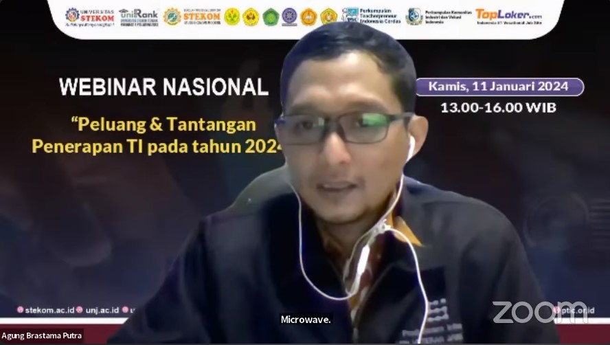 WEBINAR NASIONAL Peluang dan Tantangan Penerapan TI pada tahun 2024