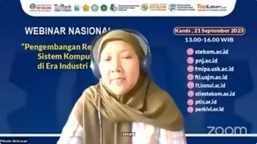 WEBINAR NASIONAL Pengembangan Rekayasa Sistem Komputer di Era Industri 4.0