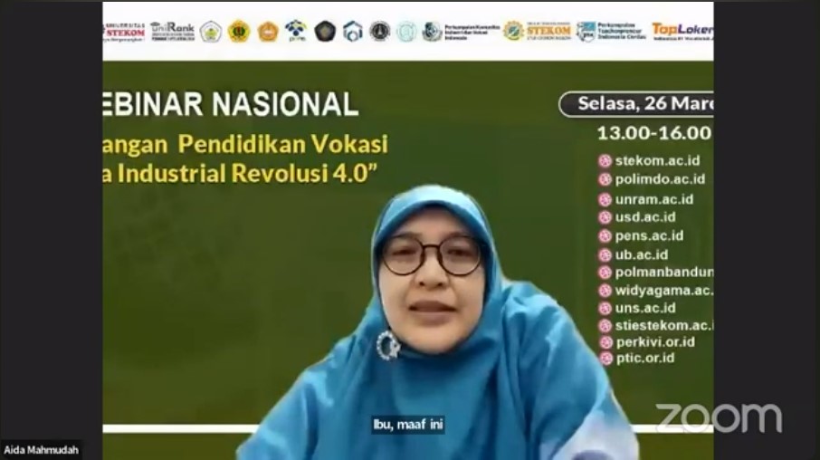 WEBINAR NASIONAL Tantangan Pendidikan Vokasi di Era Industrial Revolusi 4.0