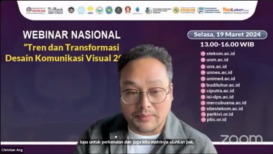 WEBINAR NASIONAL Tren dan Transformasi Desain Komunikasi Visual 2024