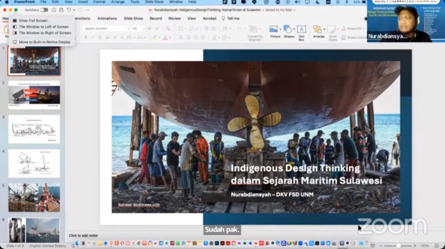 WEBINAR NASIONAL Design Thinking Untuk Merespon Era (A.I) Artificial Intelligence