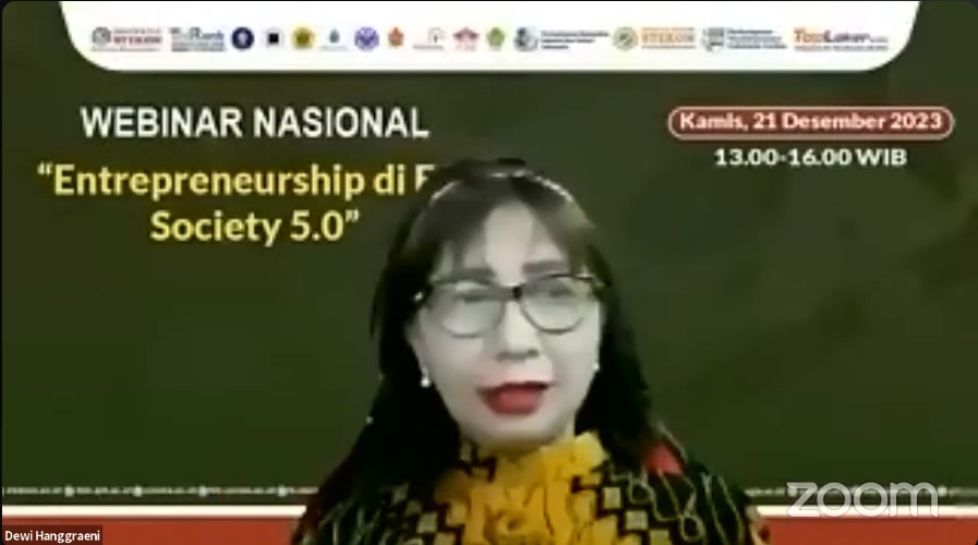 WEBINAR NASIONAL Entrepreneurship di Era Society 5.0