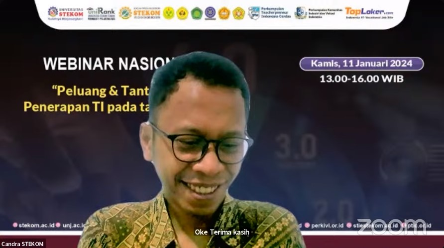 WEBINAR NASIONAL Peluang dan Tantangan Penerapan TI pada tahun 2024