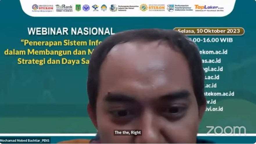 WEBINAR NASIONAL Penerapan Sistem Informasi dalam Membangun dan Meningkatkan Strategi dan Daya Saing Bisnis