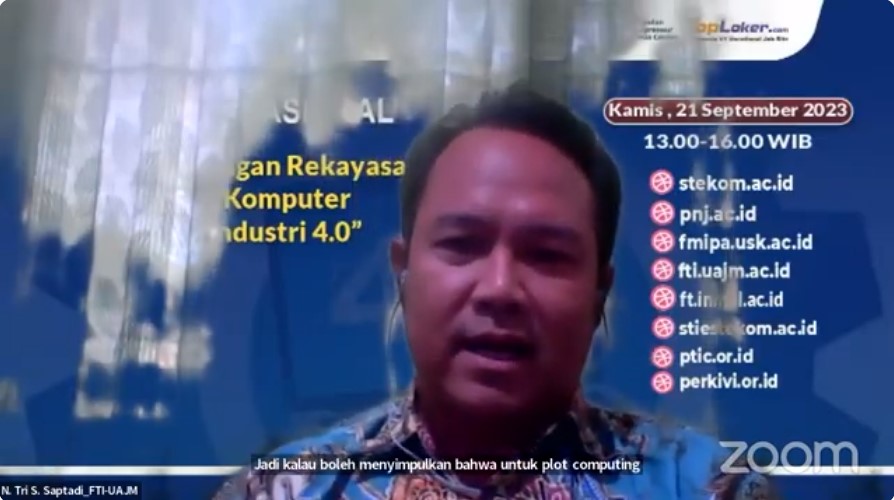 WEBINAR NASIONAL Pengembangan Rekayasa Sistem Komputer di Era Industri 4.0
