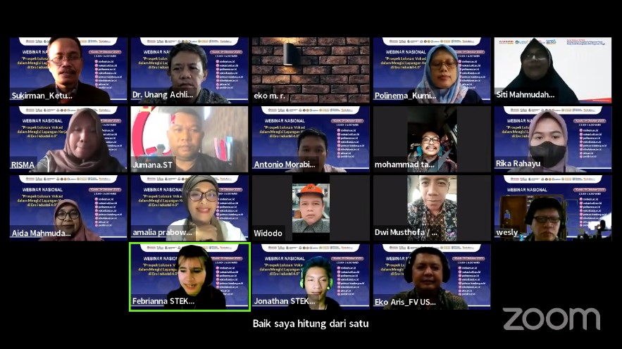 WEBINAR NASIONAL Prospek Lulusan Vokasi dalam Mengisi Lapangan Kerja di Era Industri 4.0