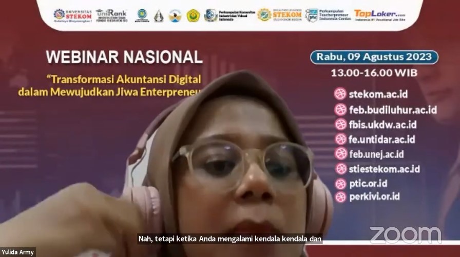 WEBINAR NASIONAL Transformasi Akuntansi Digital dalam Mewujudkan Jiwa Enterpreneurship