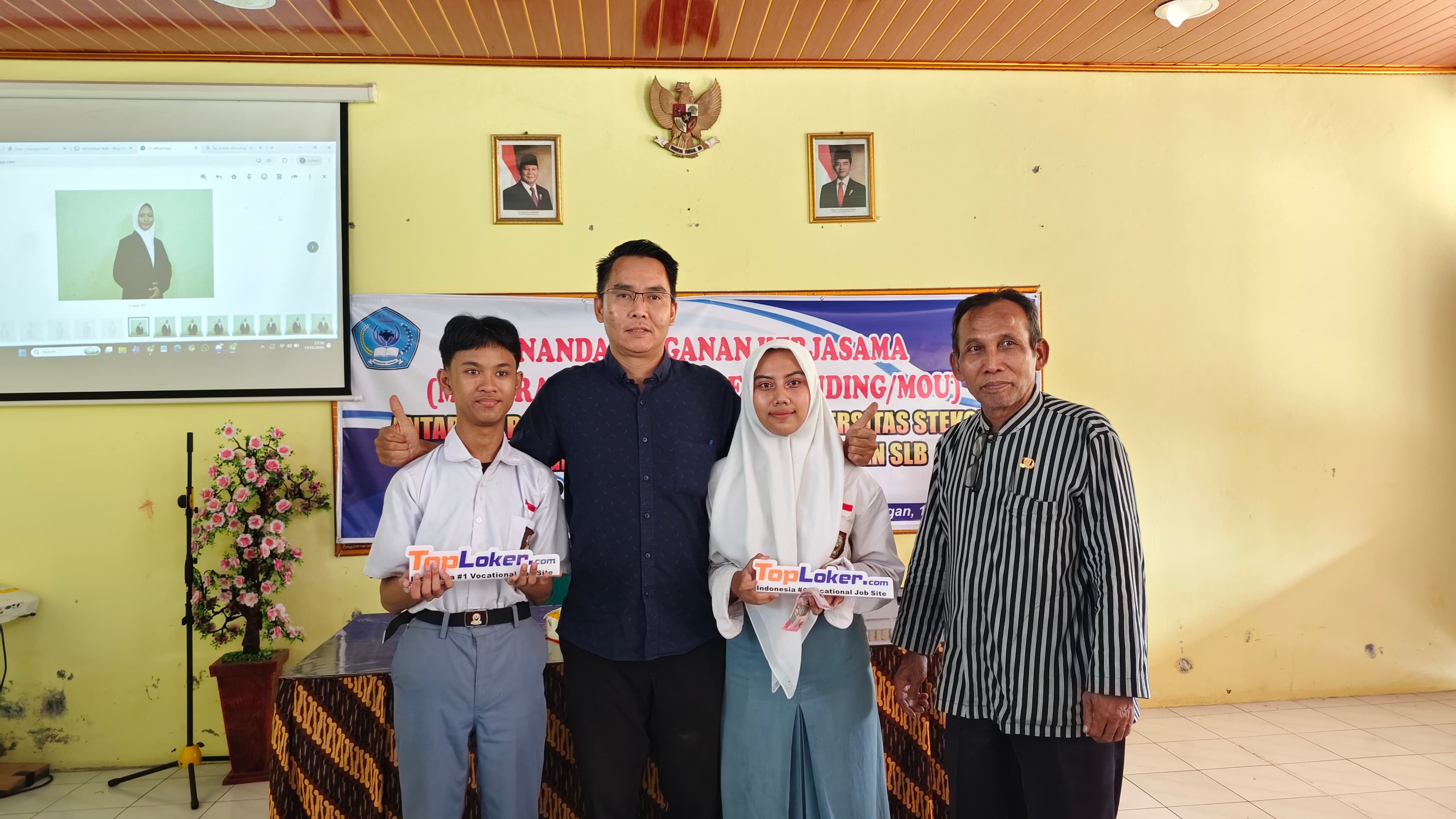 Pembuatan CV dan Pemilihan Duta Kebekerjaan di SLB Negeri Grobogan