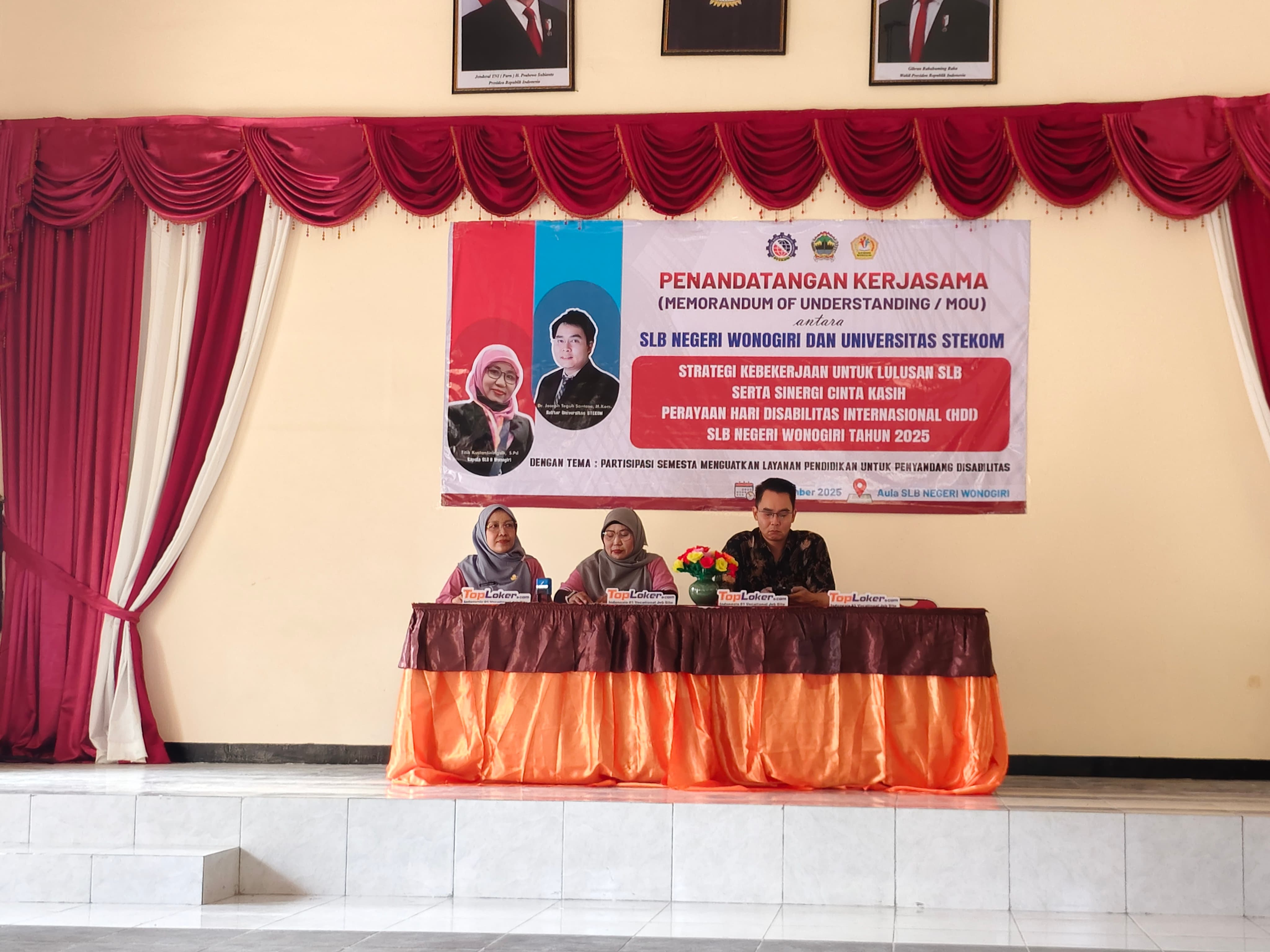 Pendekatan Kakak Asuh Mahasiswa Universitas Stekom kepada Siswa Disabilitas SLB Negeri Wonogiri