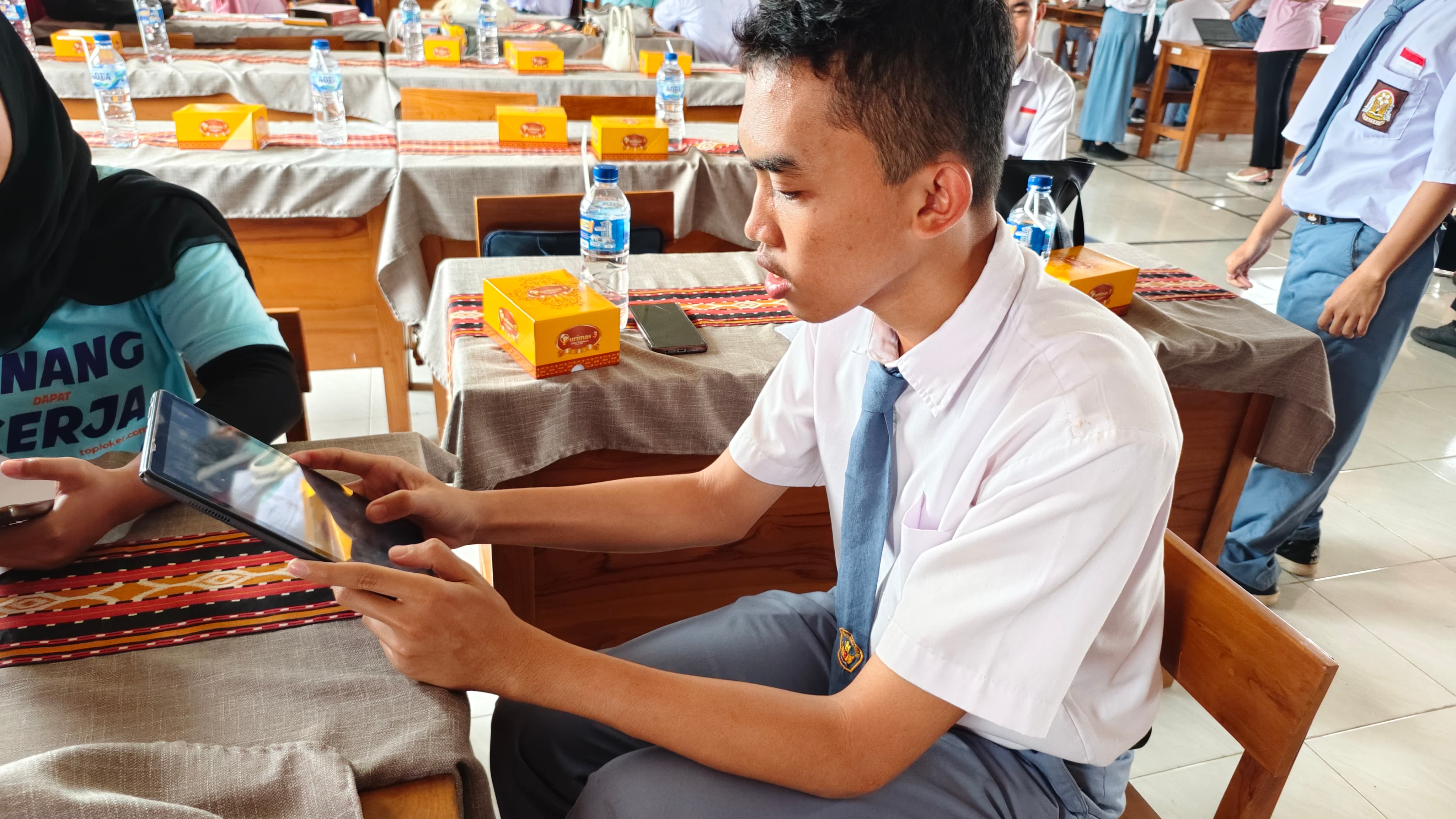 Tes Kecakapan Laundry Berikan Pengalaman Baru bagi Siswa SLB Negeri Jepara