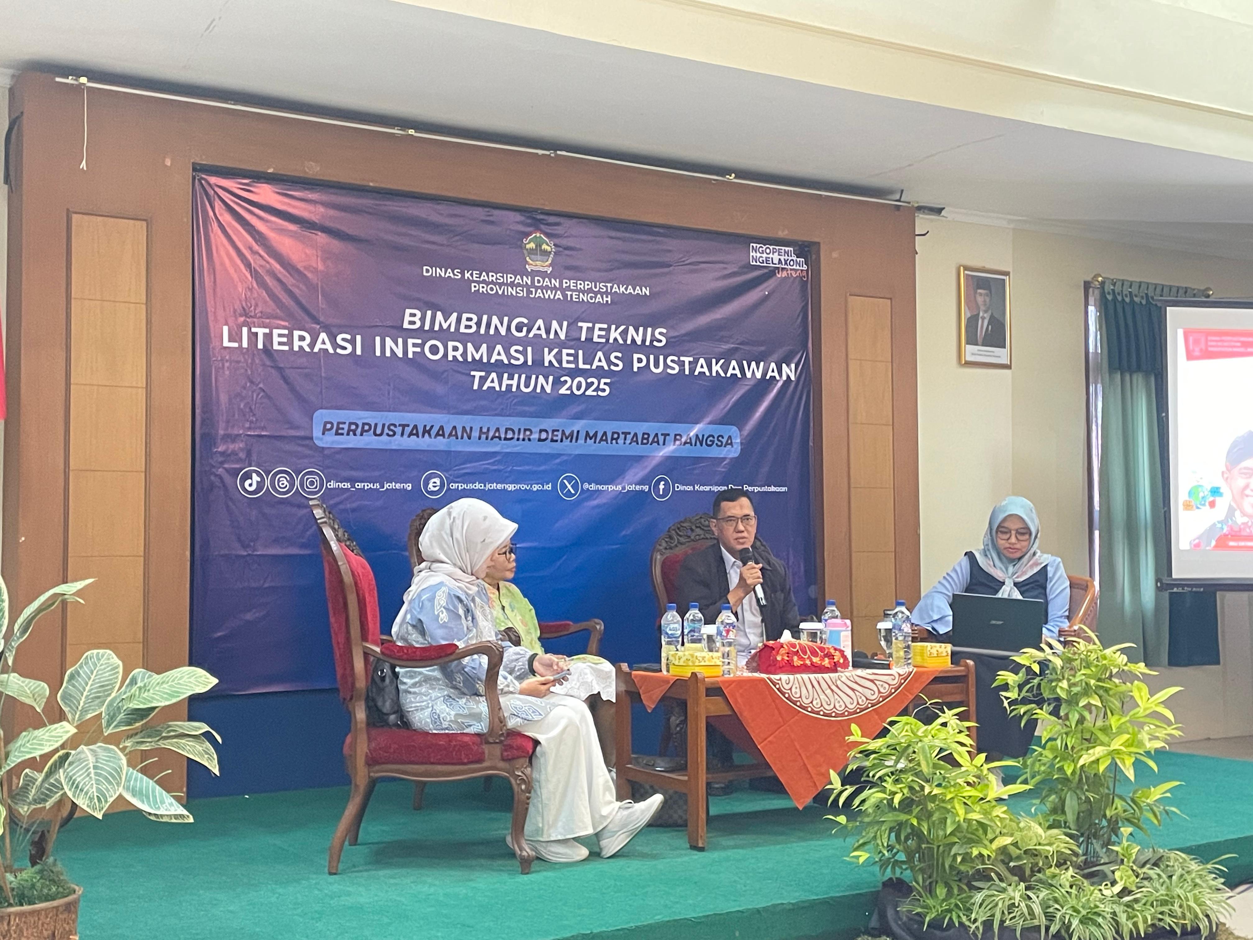 Universitas STEKOM Berpartisipasi dalam Bimtek Literasi Informasi untuk Pustakawan yang Diselenggarakan Dinas ARPUS Provinsi Jawa Tengah