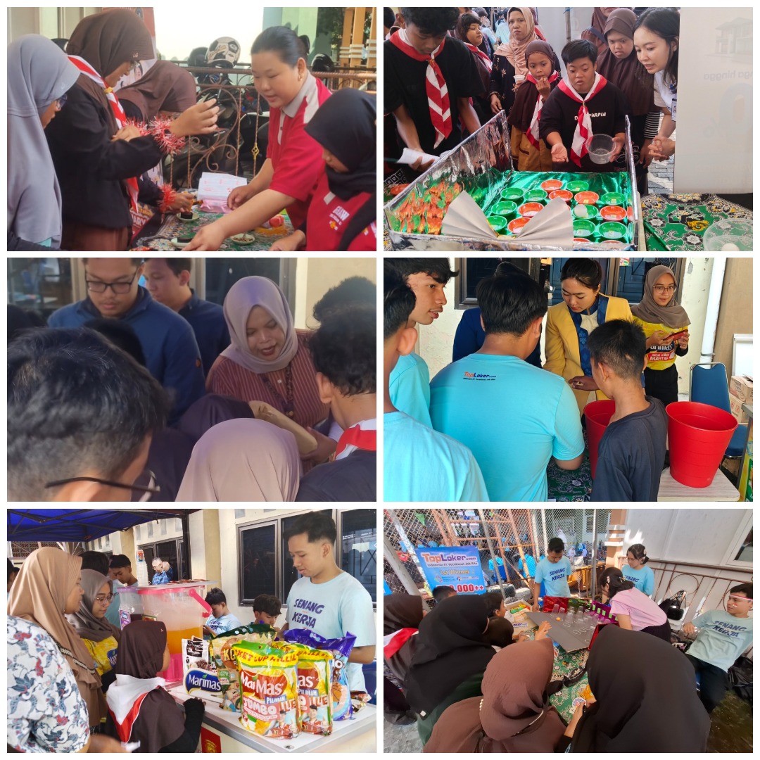 Universitas STEKOM Bersama Toploker.com Meriahkan Gebyar HUT RI ke-80 di SLB Negeri Semarang