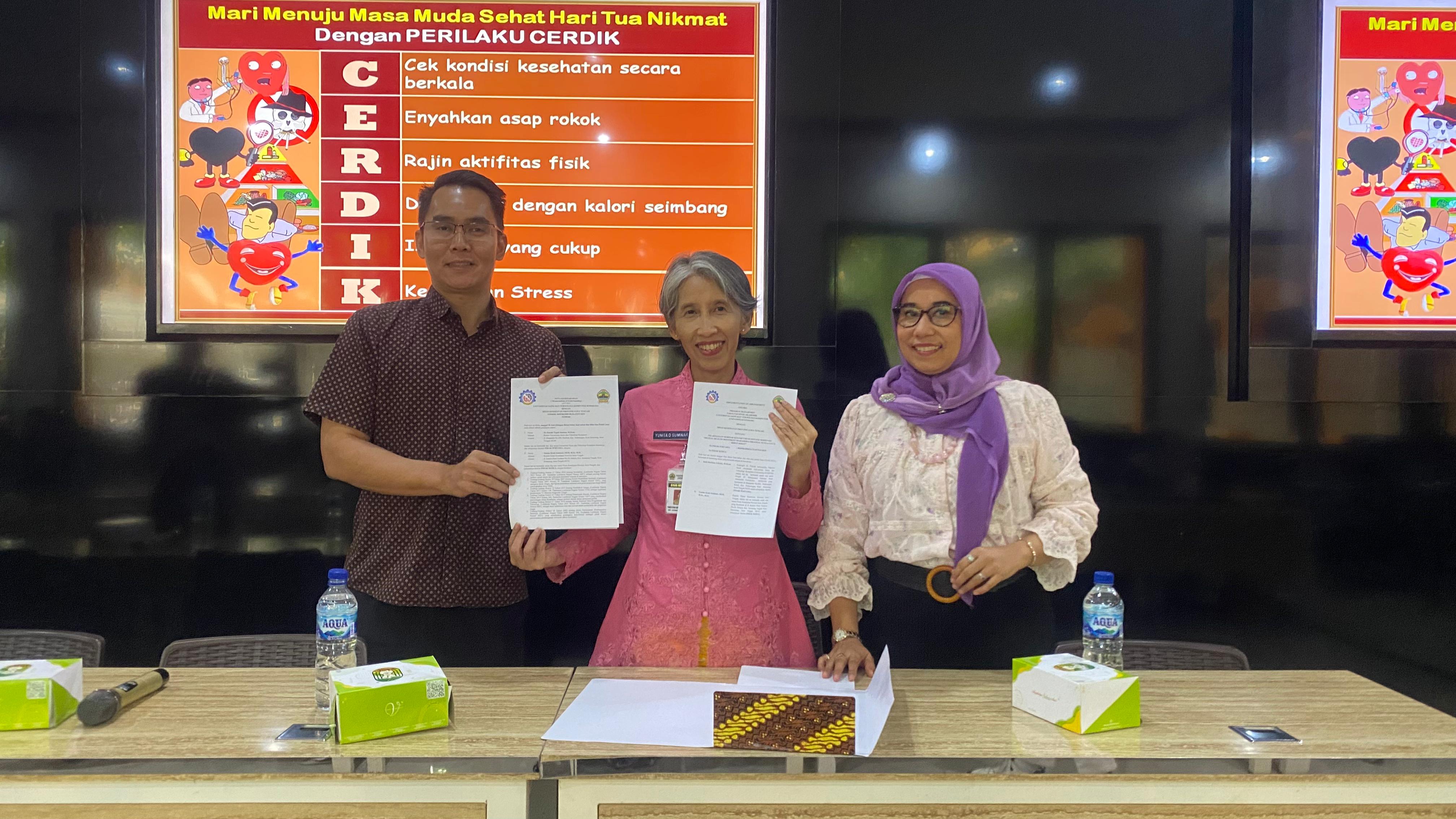Universitas STEKOM dan Dinas Kesehatan Provinsi Jawa Tengah Jalin Kerja Sama dan Gelar Kuliah Umum Bertema Digital Health