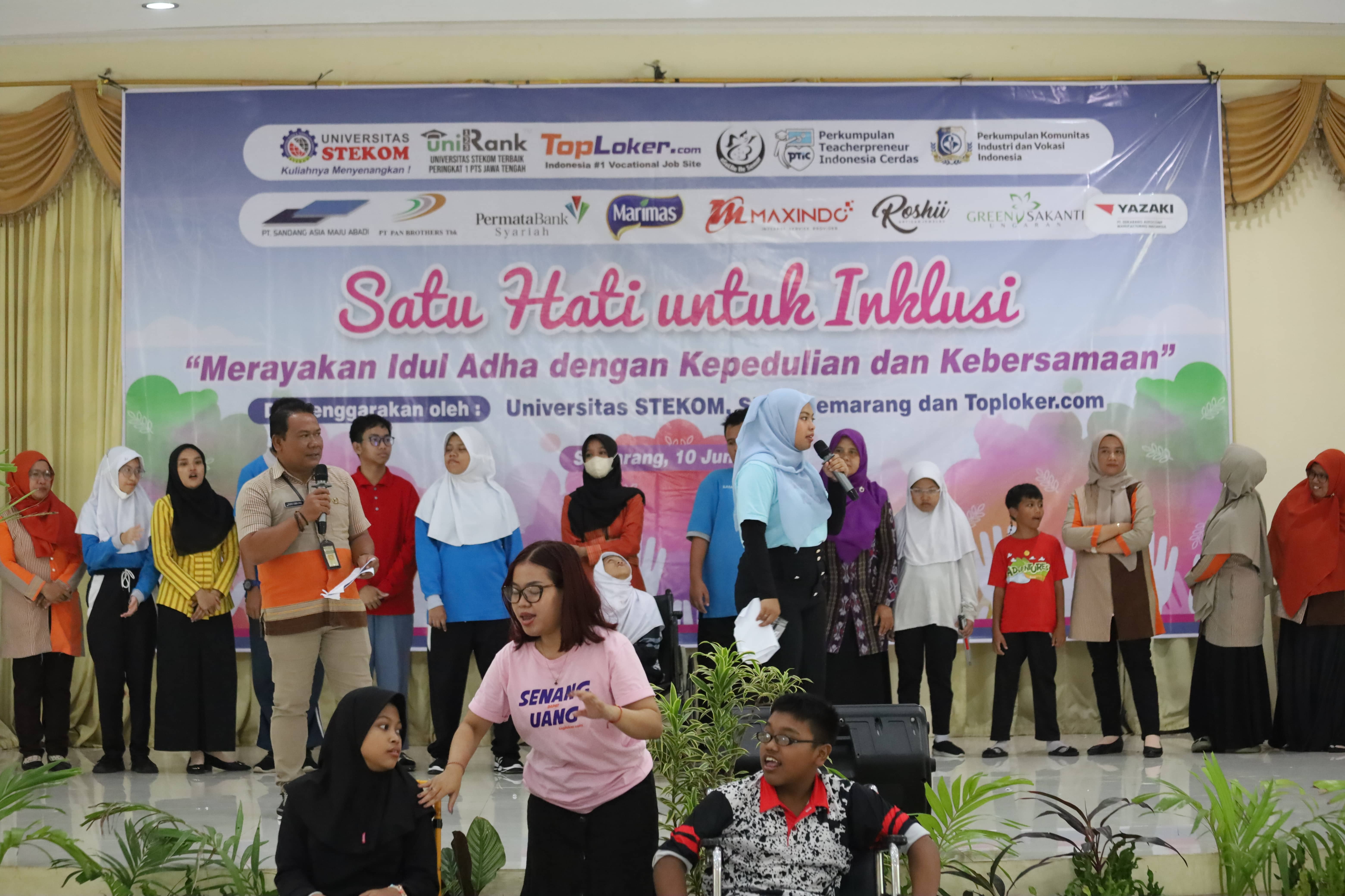 Universitas STEKOM dan SLB Negeri Semarang Gelar Tasyakuran Idul Adha Bertema “Satu Hati untuk Inklusi”