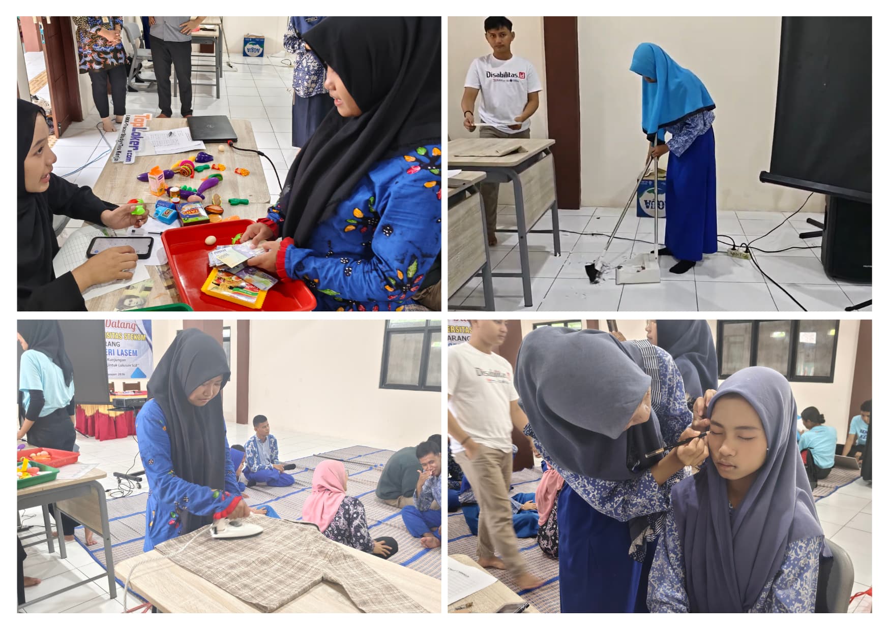Universitas Stekom Gelar Tes Kecakapan Kerja Multilevel bagi Siswa SLB Negeri Lasem