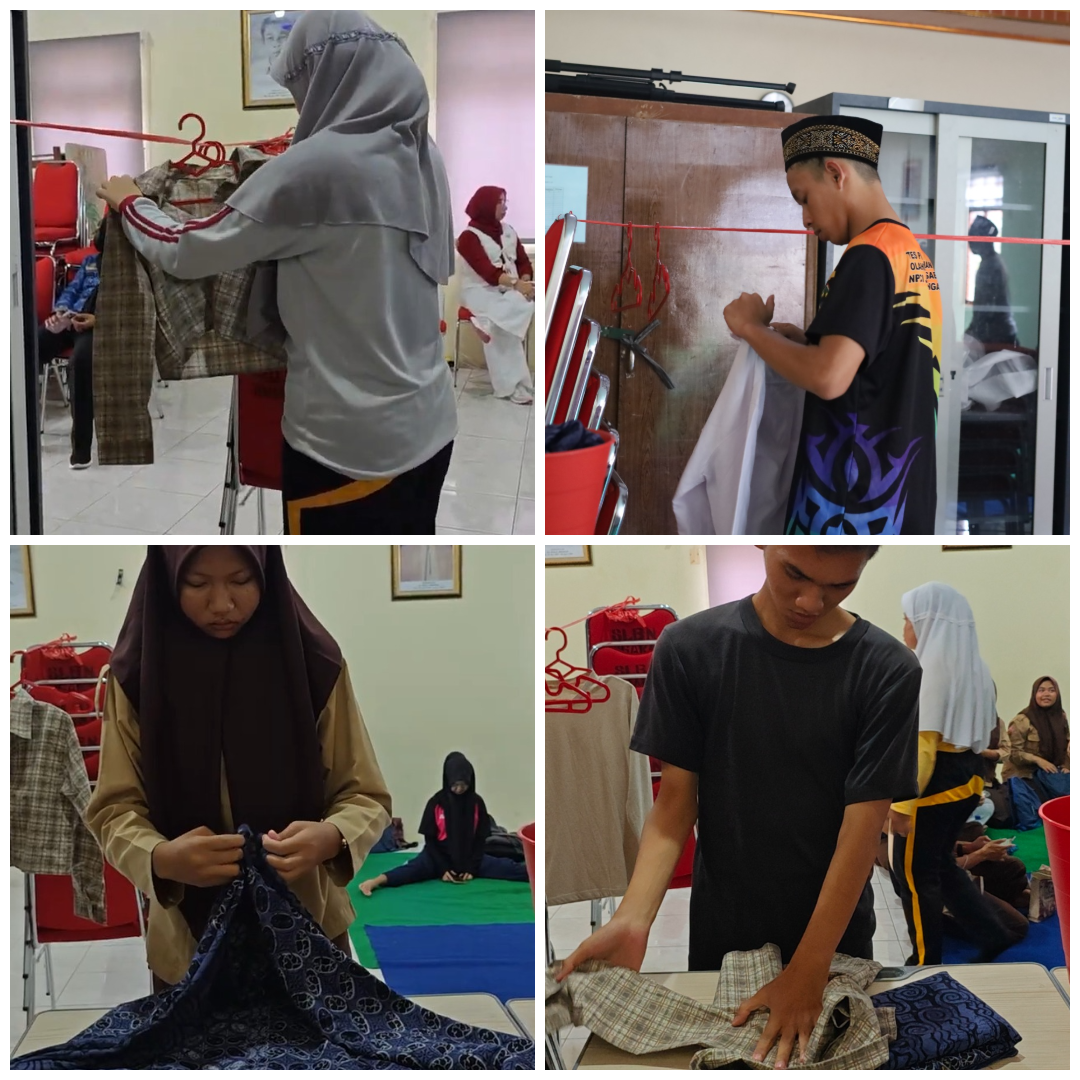 Universitas STEKOM Gelar Tes Kecakapan Laundry untuk Siswa SLB Negeri Ungaran