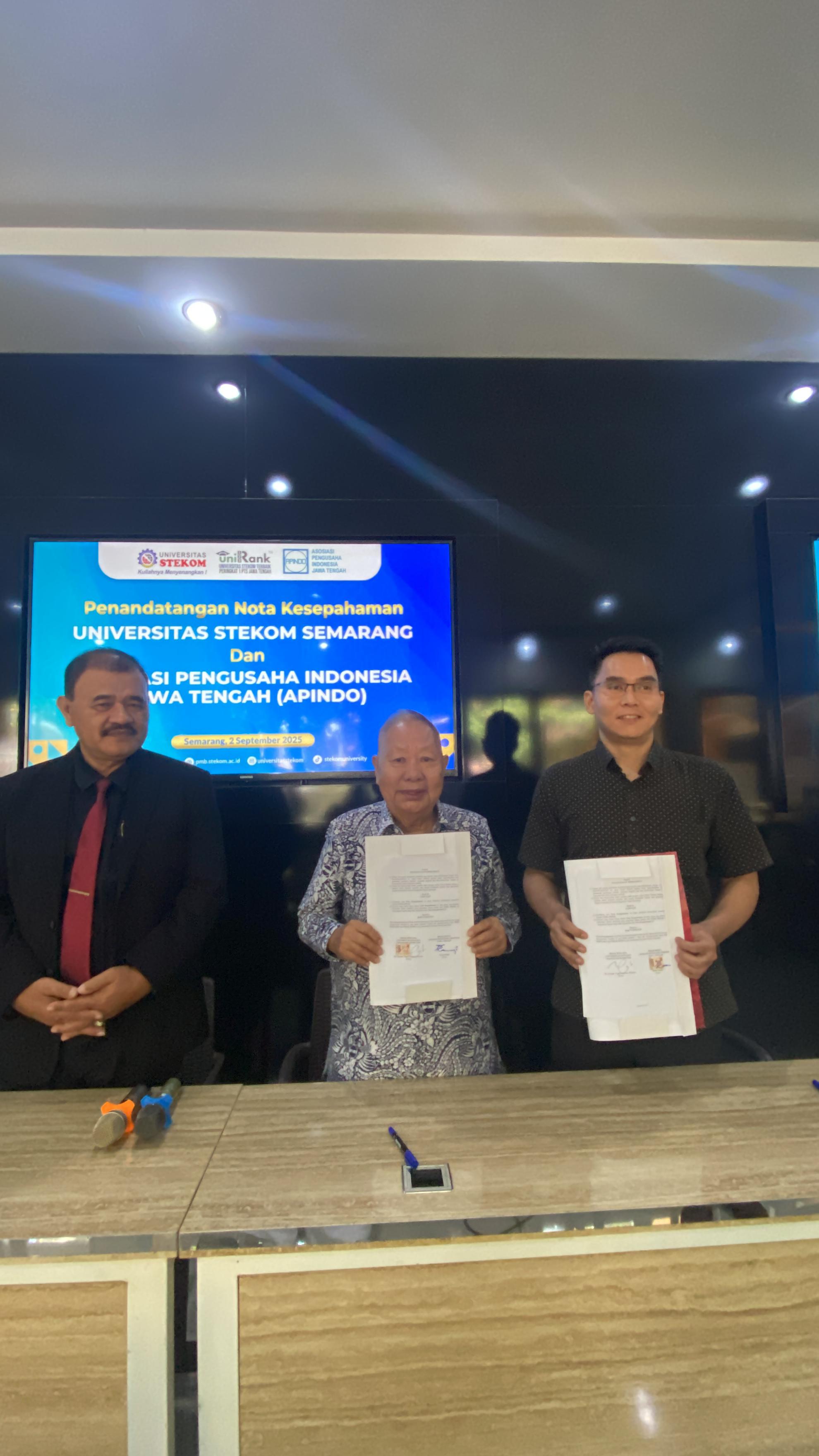 Universitas Stekom Jalin Kerja Sama Strategis dengan APINDO Jawa Tengah