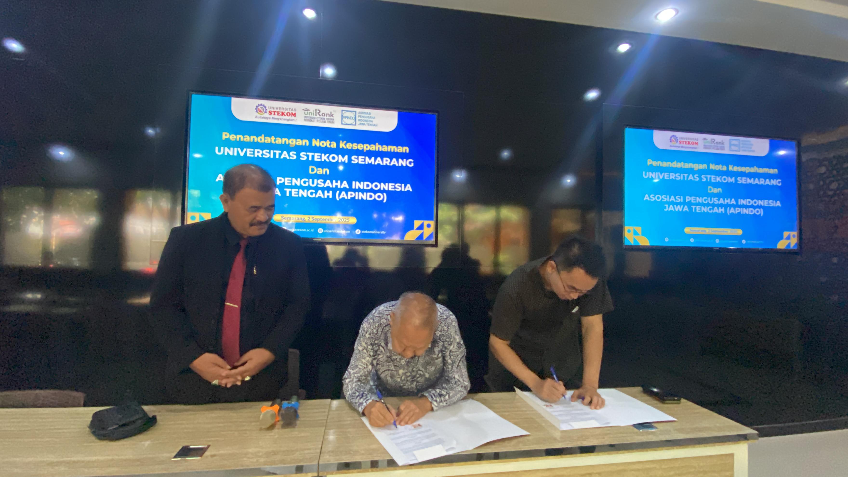 Universitas Stekom Jalin Kerja Sama Strategis dengan APINDO Jawa Tengah
